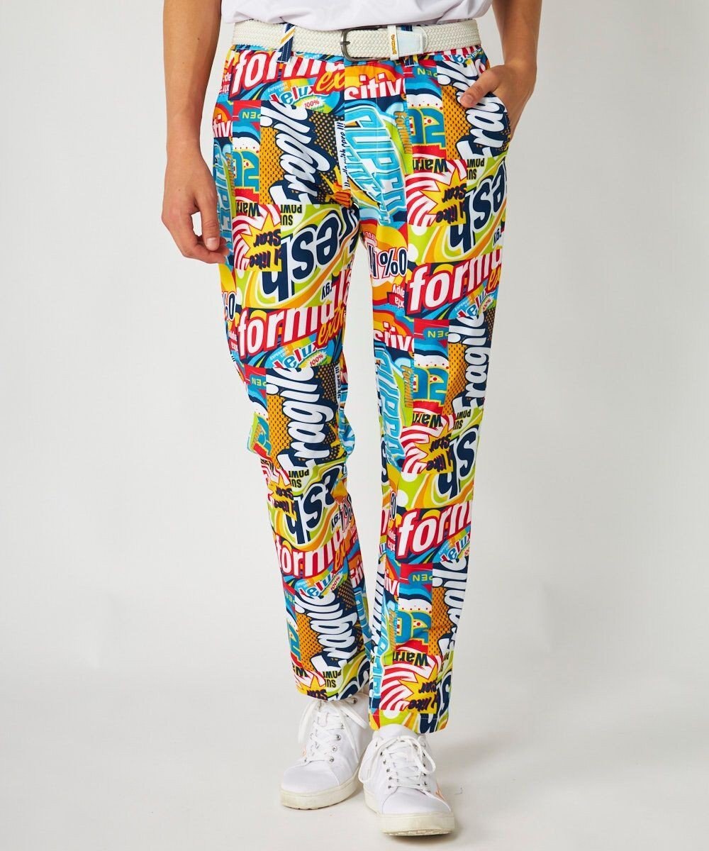 FILA GOLF／marie claire 【Loudmouth】柄ロングパンツ 