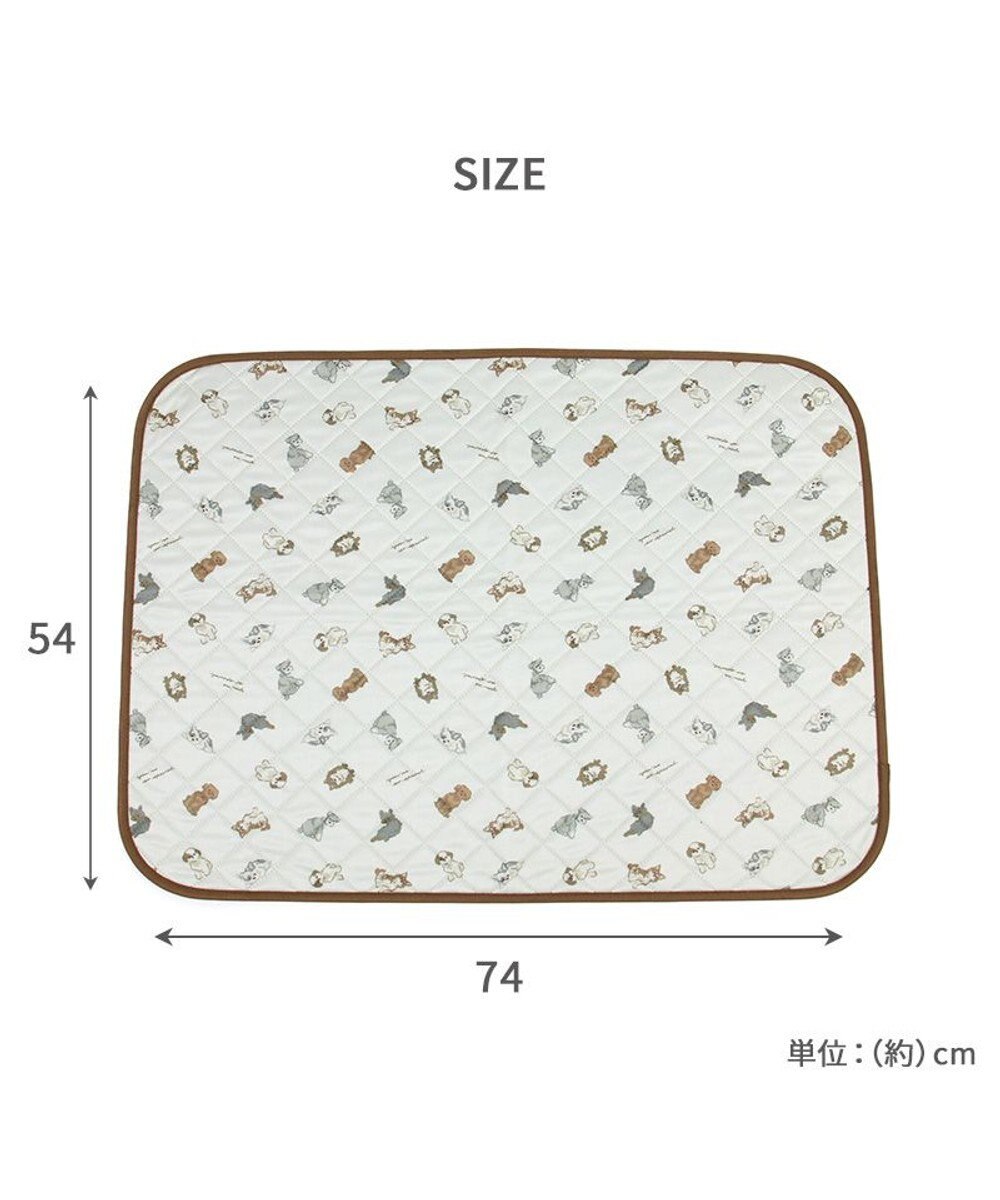 PET PARADISE ペットパラダイス makokoro 吸水マルチマット 《わんちゃん柄》 