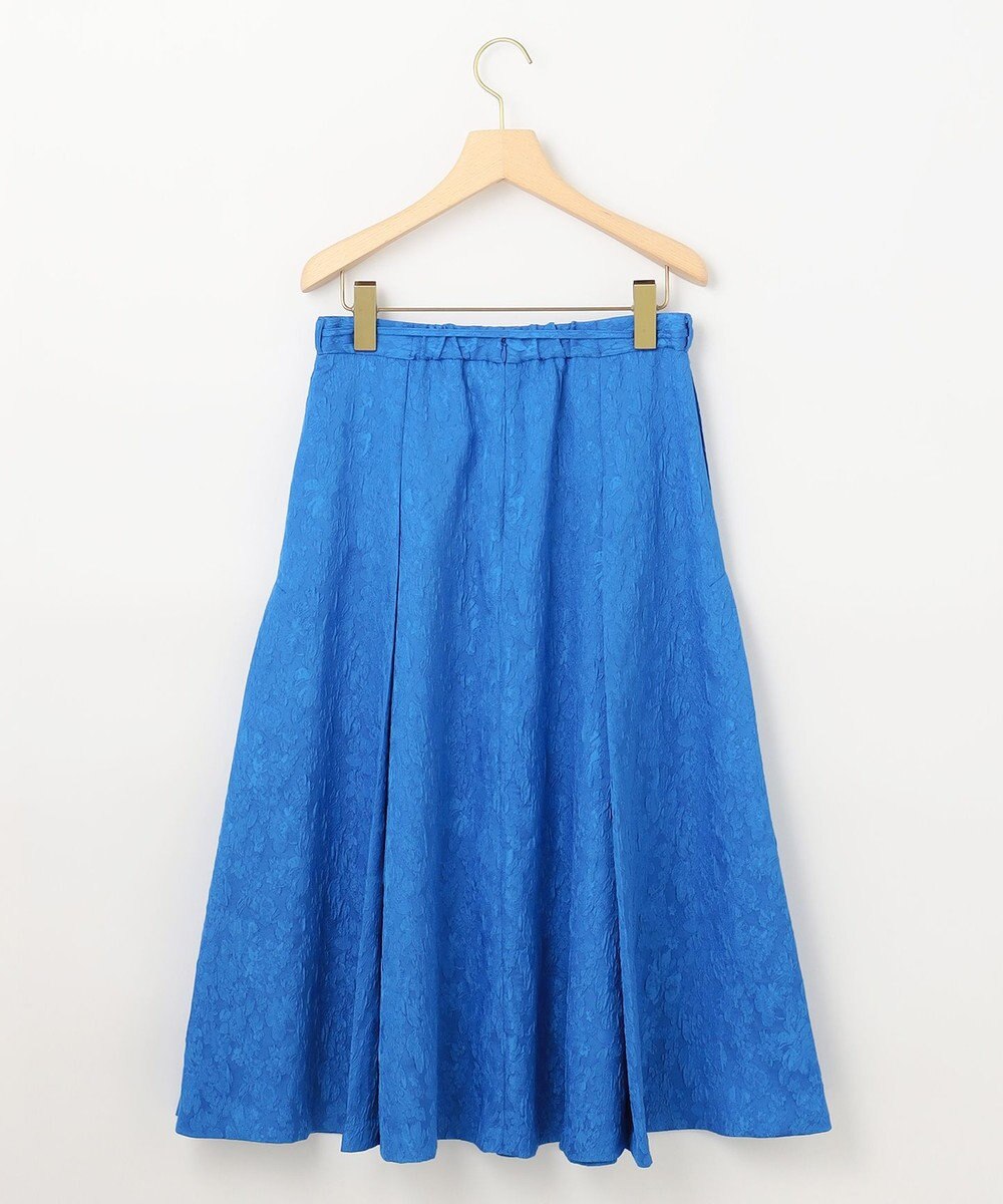 組曲 S 【WEB限定】エアリーフラワージャガード フレアスカート 