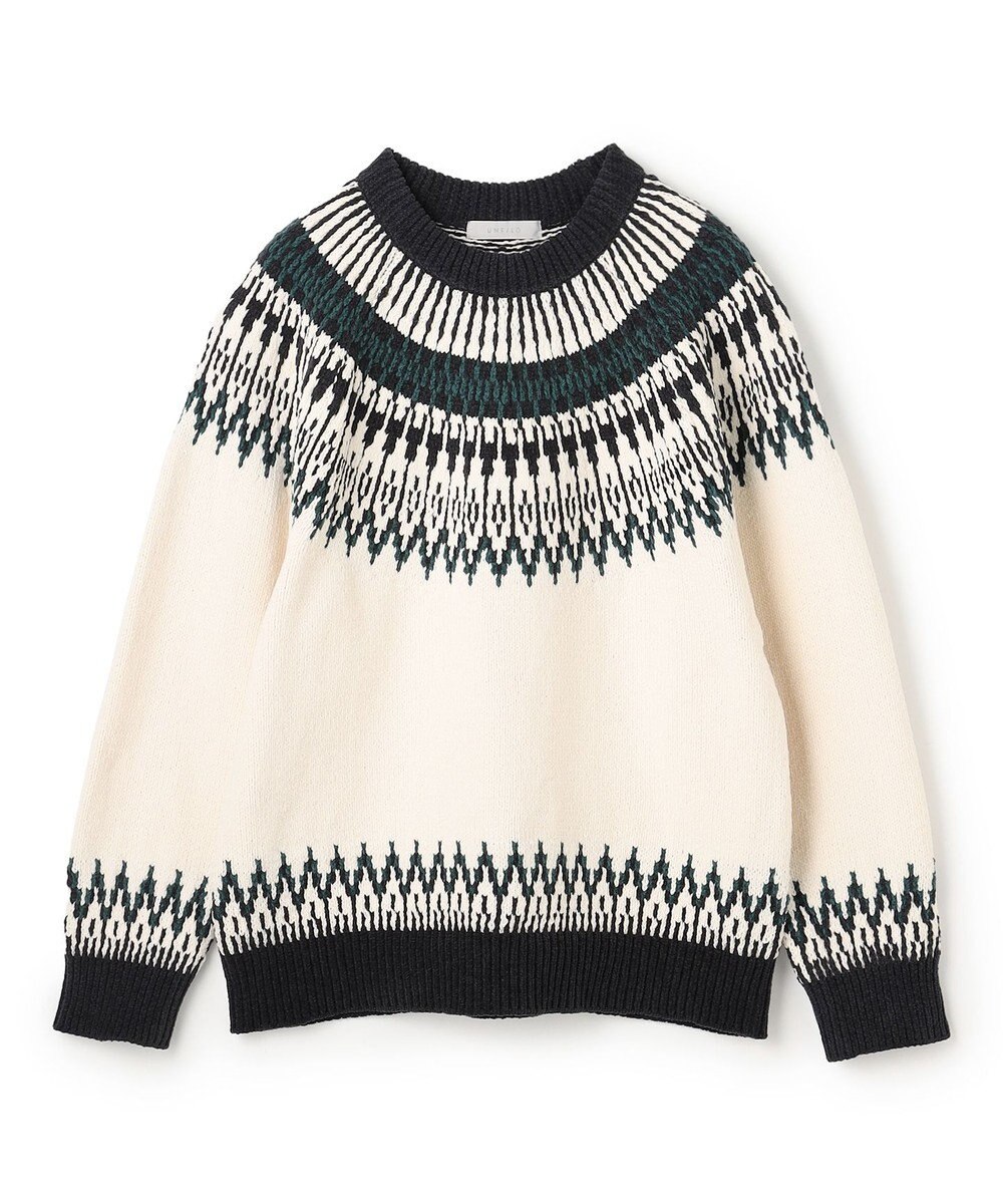 UNFILO MENS ライトモール ノルディックニット 