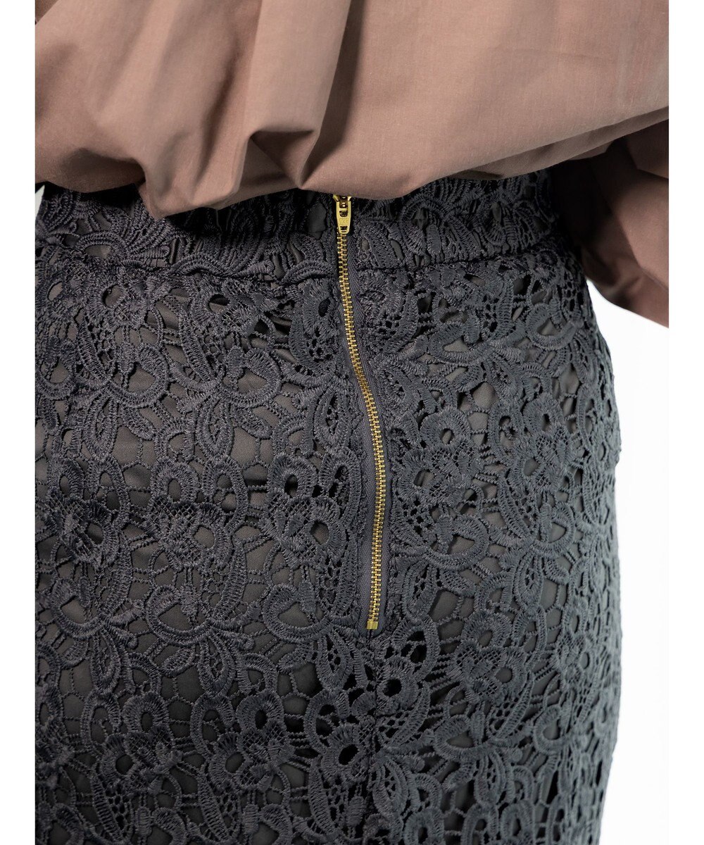 Te chichi ケミカルレースナロースカート《2025Autumn catalog vol.2 item》 