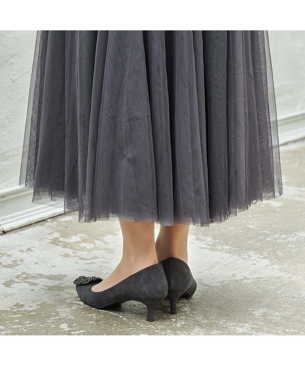 MODE ET JACOMO <MODE ET JACOMO>ビジューバックルパンプス 