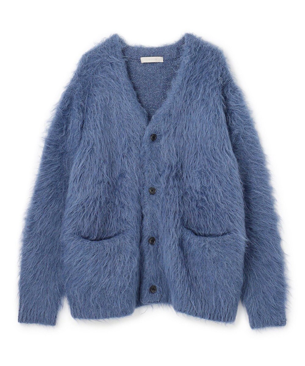 UNFILO MENS 【男女兼用】シャギーニット カーディガン 