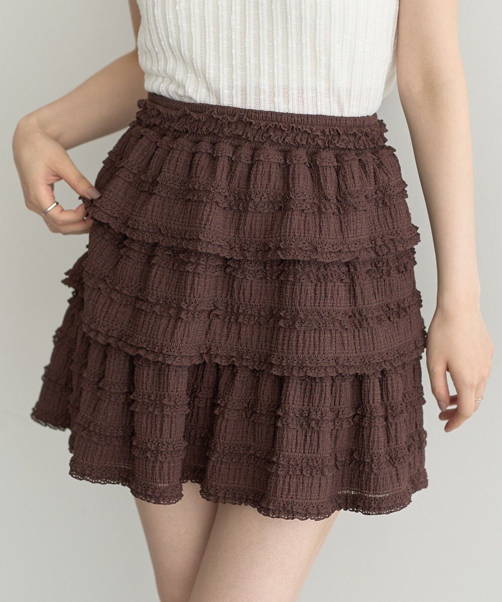 earth music&ecology 【2WAY】フリフリミニスカート 