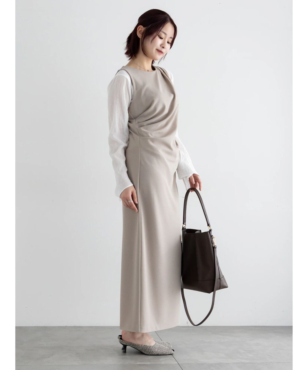 Te chichi ドレープ I ラインワンピース【AOYAMA FASHION ASSOCIATION × Te chichi】 