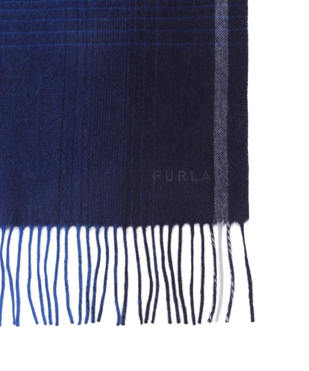 MOONBAT FURLA(フルラ）ウール100％ オンブレー チェックストール 
