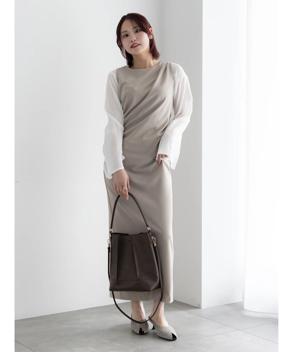 Te chichi ドレープ I ラインワンピース【AOYAMA FASHION ASSOCIATION × Te chichi】 