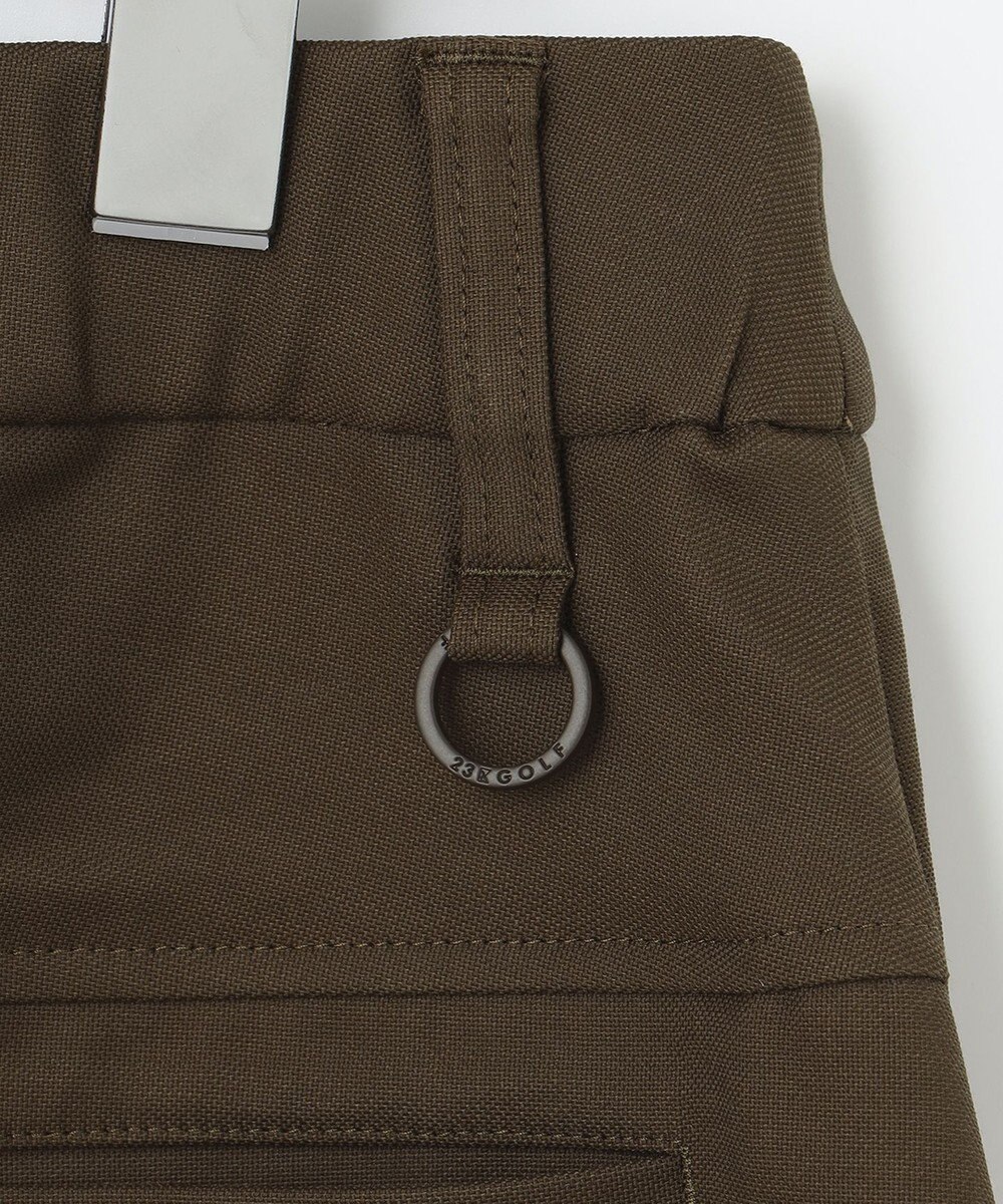 23区GOLF 秋色夏素材【WOMEN】【ストレッチ】シェルタリングオックス 台形スカート 