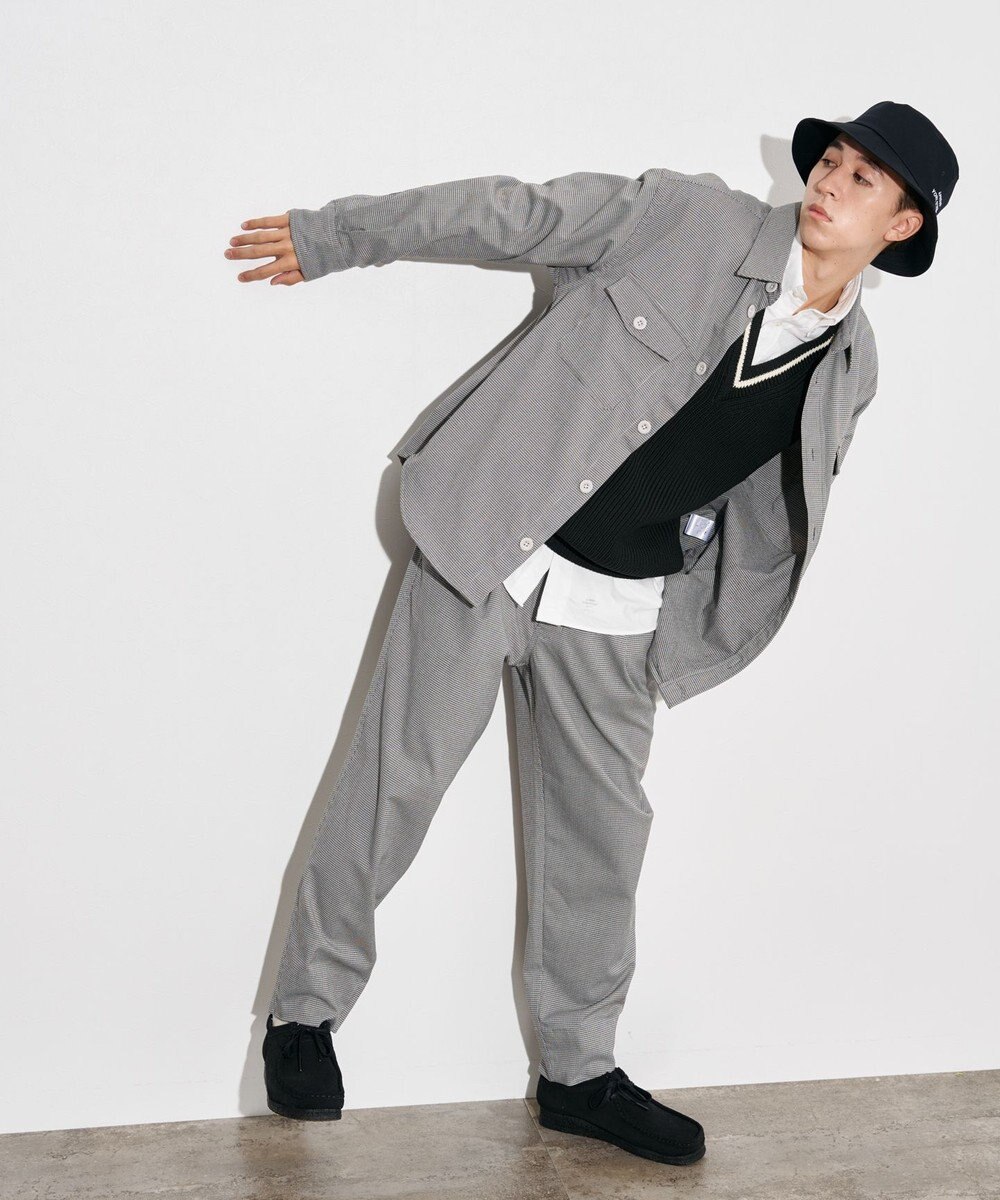 J.PRESS YORK STREET 【UNISEX】チェックストレッチCPOジャケット 