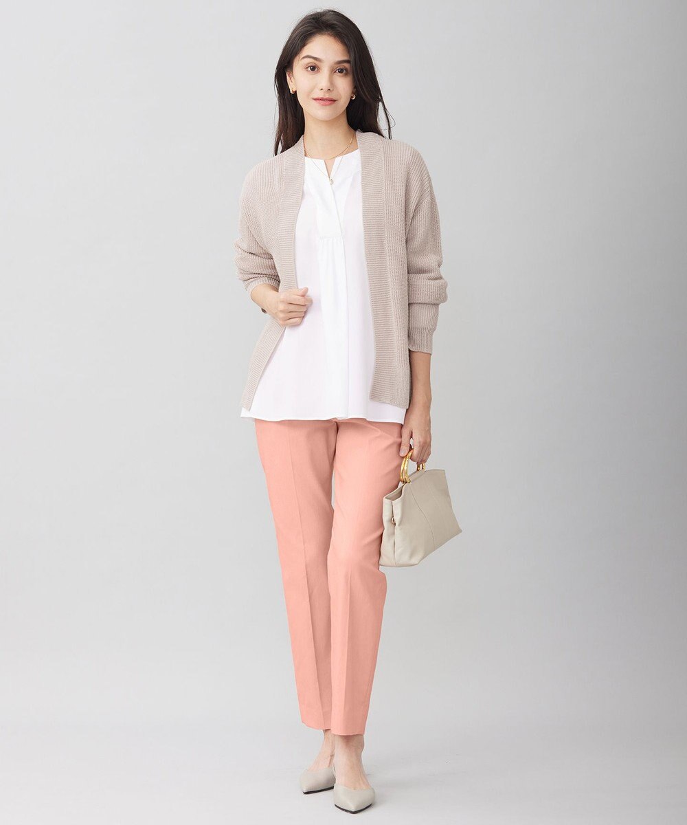 自由区 【接触冷感・UVカット・吸水速乾】シェルタリングオックステーパード パンツ 