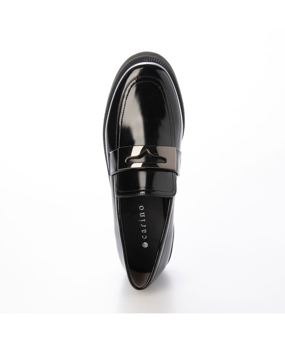 MODE ET JACOMO <carino>【レイン対応】厚底メタルモチーフローファー 
