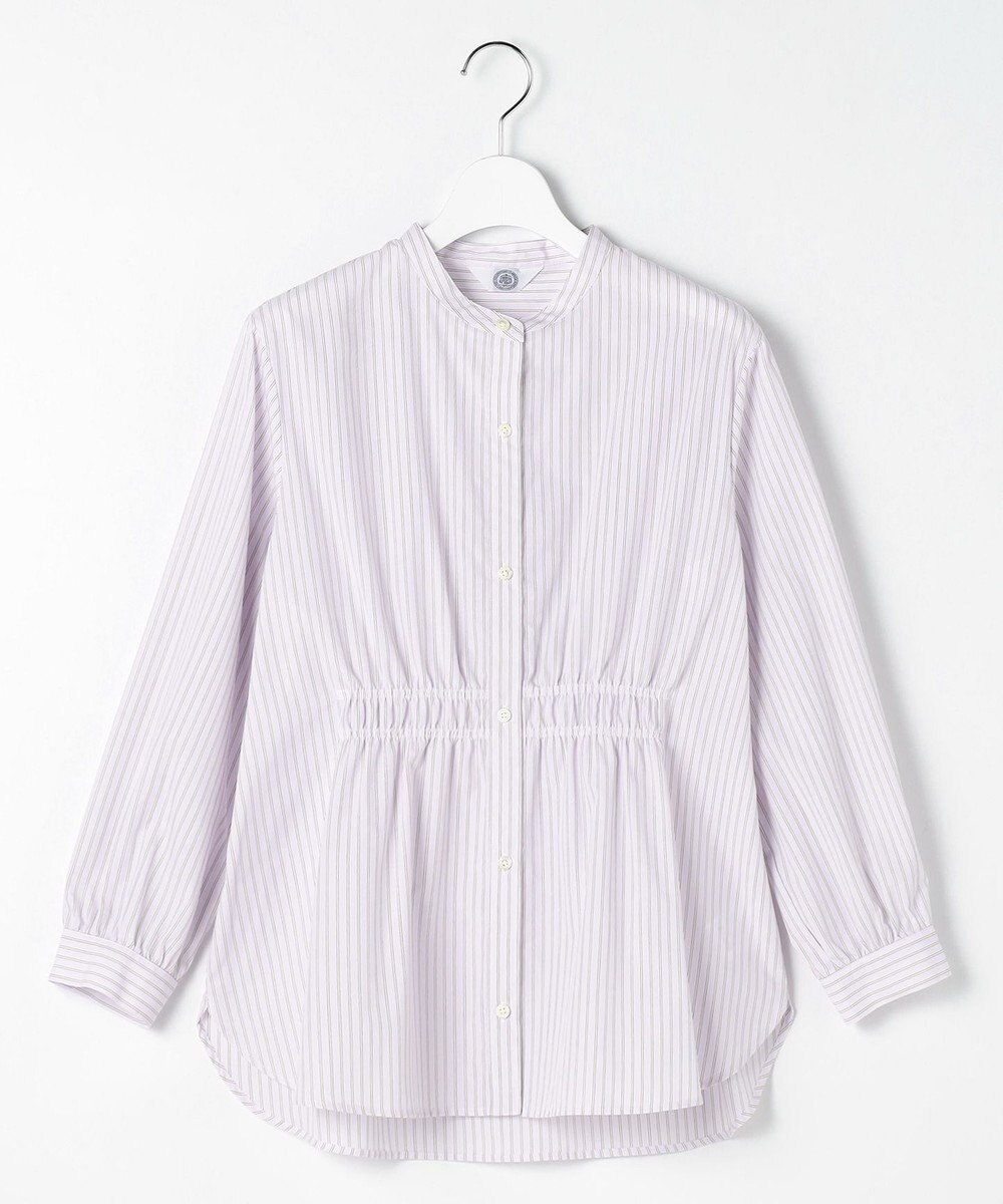 J.PRESS LADIES 【WEB限定】ストライプ シャーリング ブラウス 