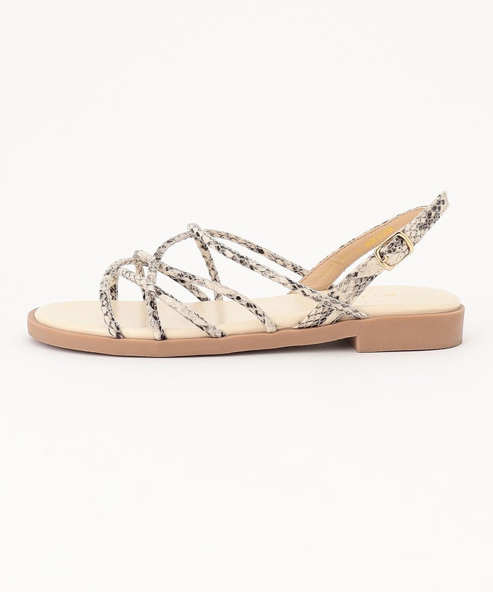 ANY ナローストラップ サンダル 