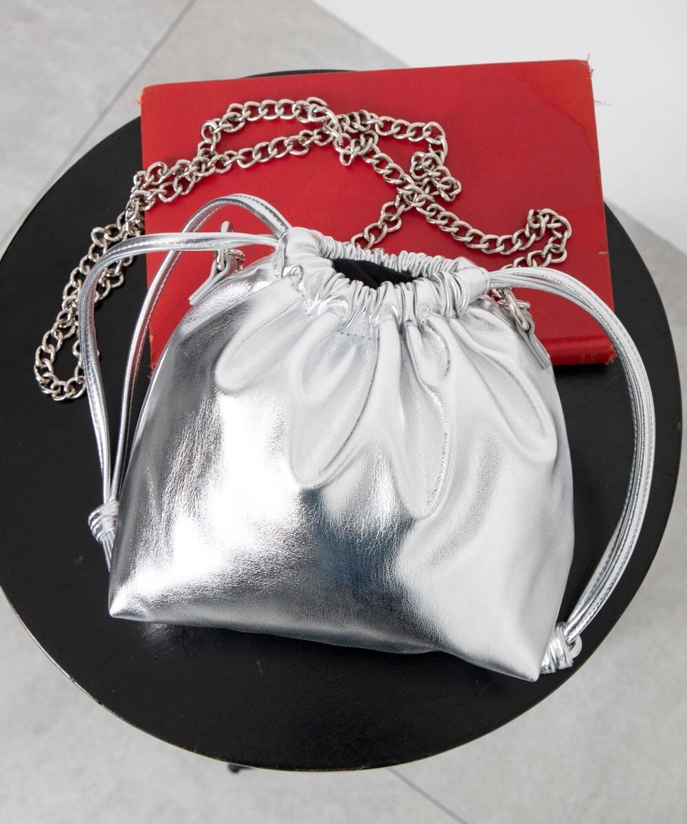 WEGO 巾着チェーンショルダー 