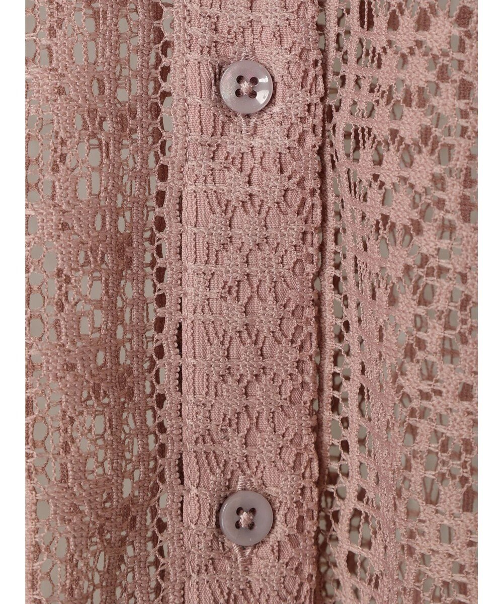 earth music&ecology レースショートシャツ 