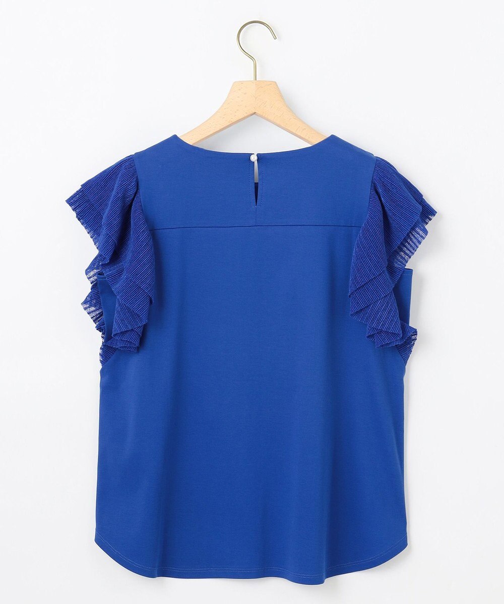 組曲 プリーツコンビフレンチスリーブ カットソー 