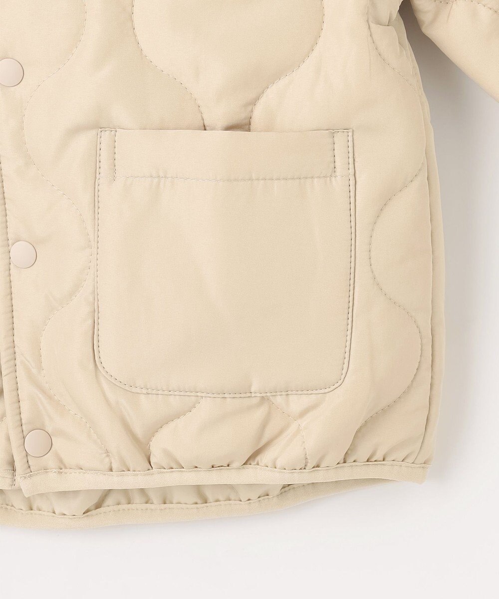 ANY KIDS 【洗濯機可能】中綿キルティング ジャケット 