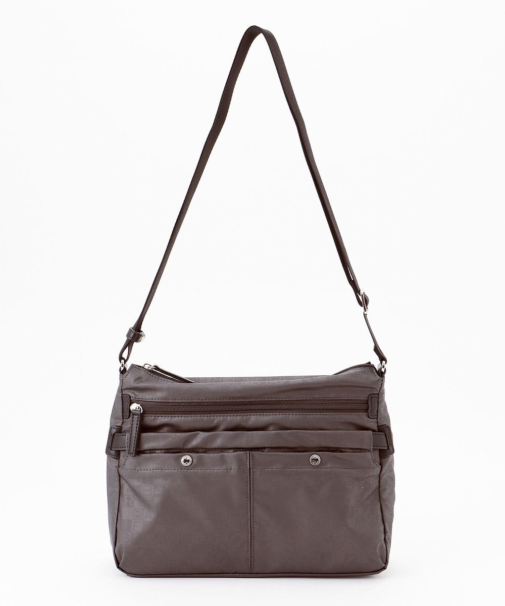 LA BAGAGERIE モノグラム　スクエアナイロンショルダー　Mサイズ 