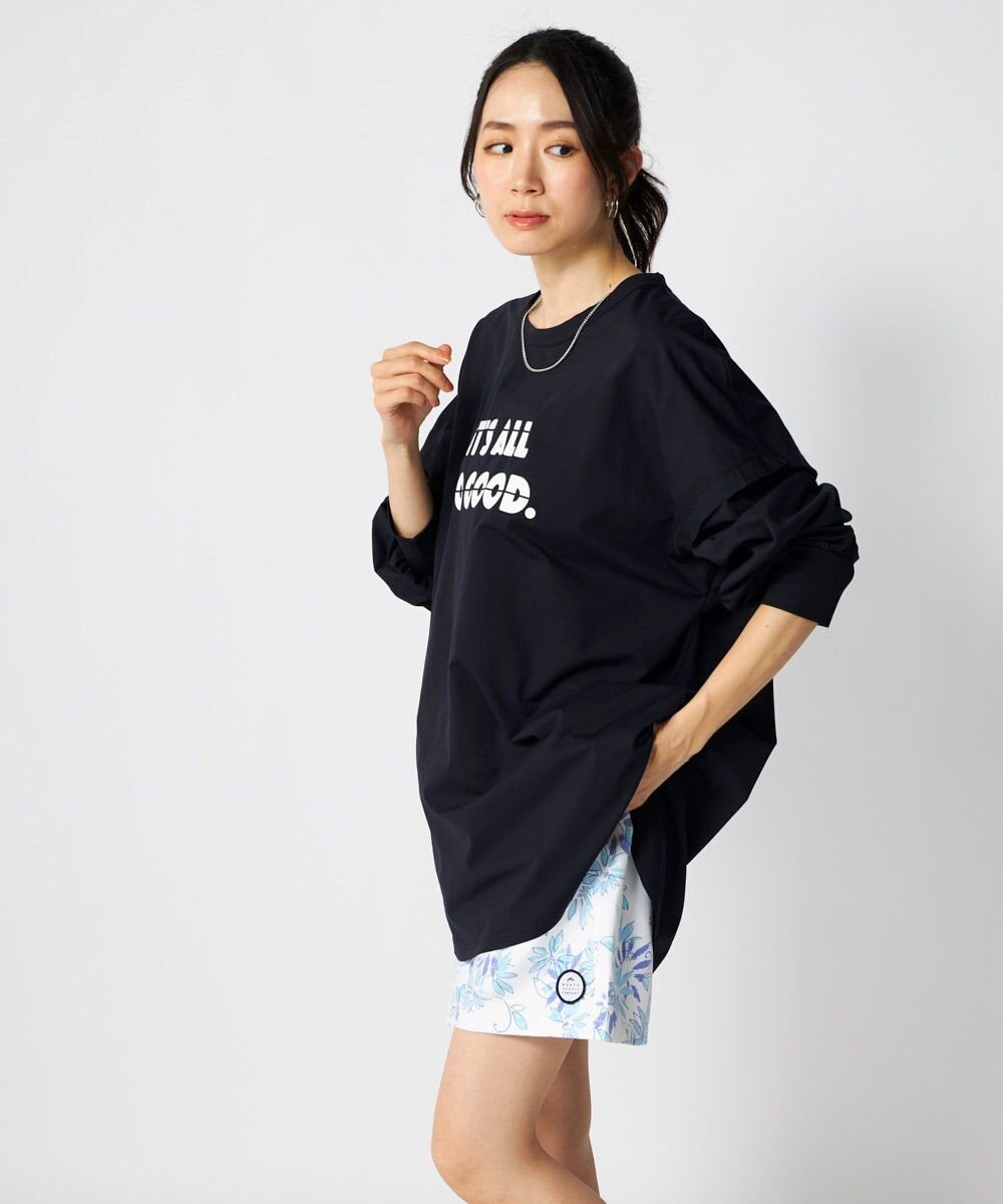 OP／FILA 【RUSTY】らくティブ｜プリント長袖Tシャツ 