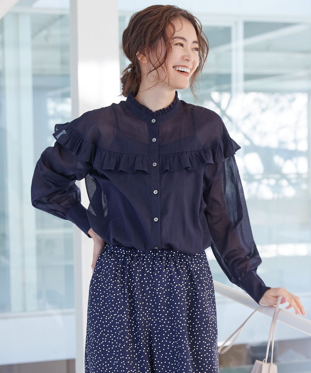 Web限定カラーあり 洗える ソフトコットンローン フロントフリル ハイネックブラウス 組曲 S ファッション通販 公式通販 オンワード クローゼット Web限定カラーあり 洗える ソフトコットンローン フロントフリル ハイネックブラウス 組曲 S ファッション通販 公式通販 オンワード クローゼット