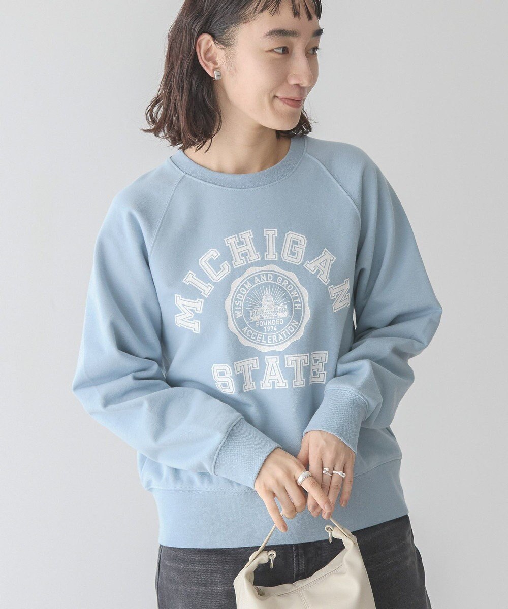 AMERICAN HOLIC ＭＩＣＨＩＧＡＮ　ラグランスウェット 