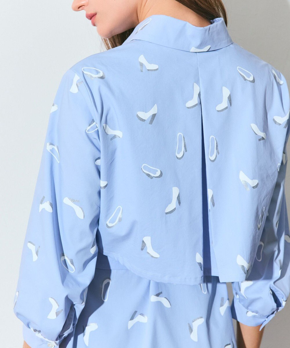 GRACE CONTINENTAL ヒールプリントシャツドレス 