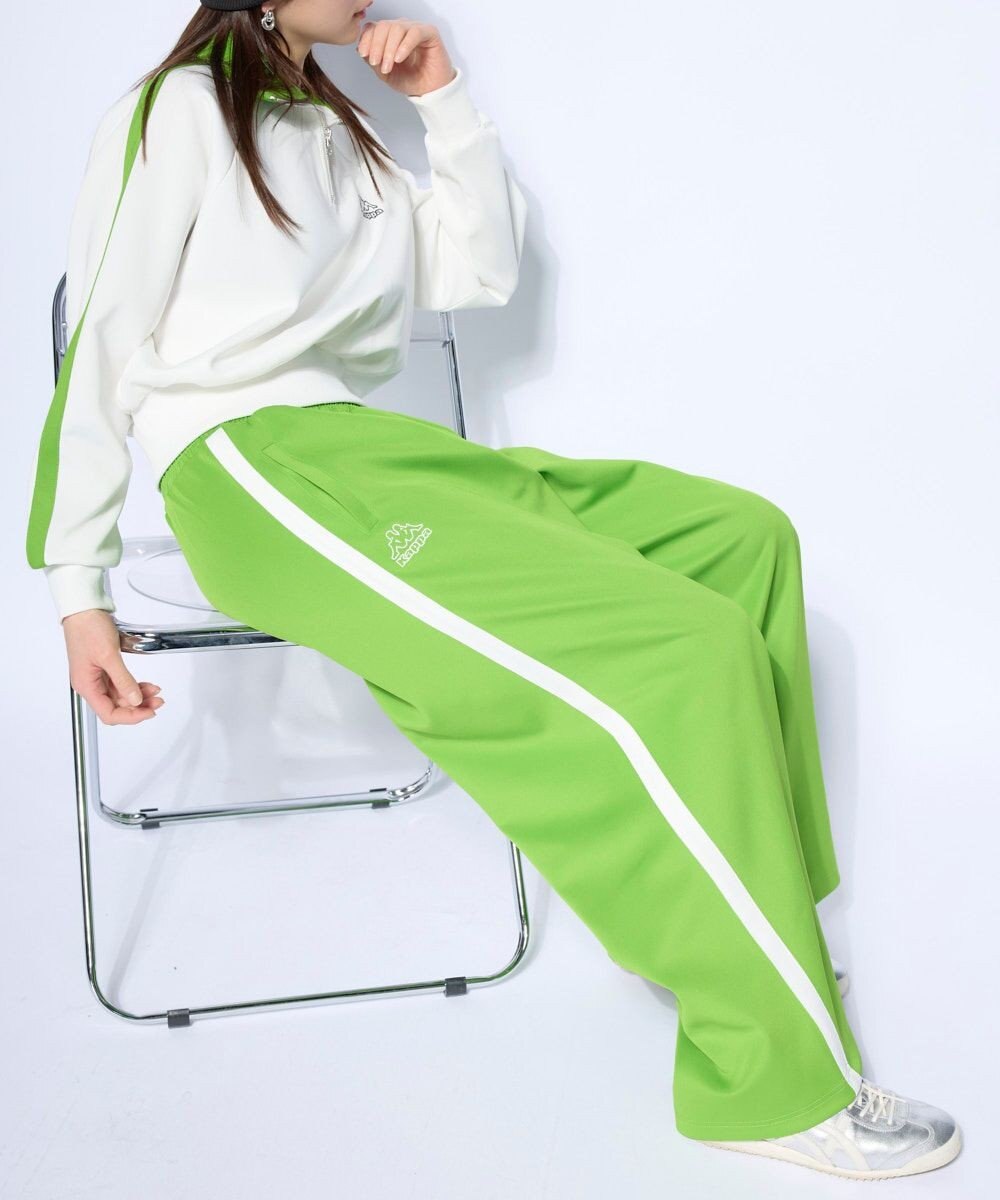 OP／FILA 【Kappa】ジャージ トラックワイドパンツ 