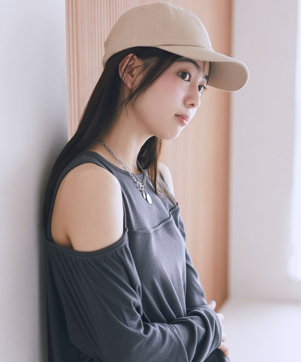 earth music&ecology マルチウェイショルダースリットトップス 