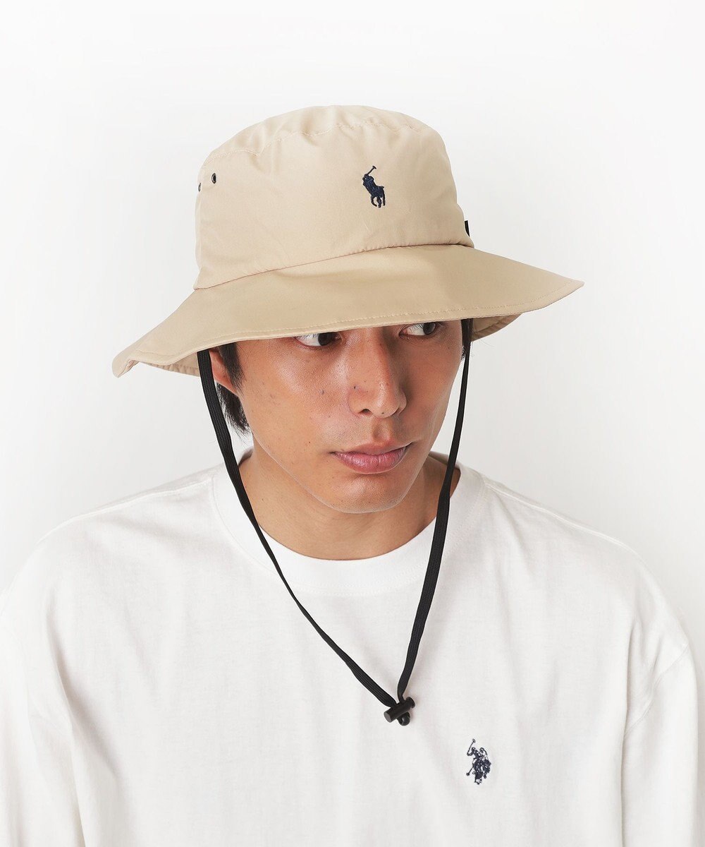MOONBAT POLO RALPH LAUREN 刺繍 リップパラソルハット 