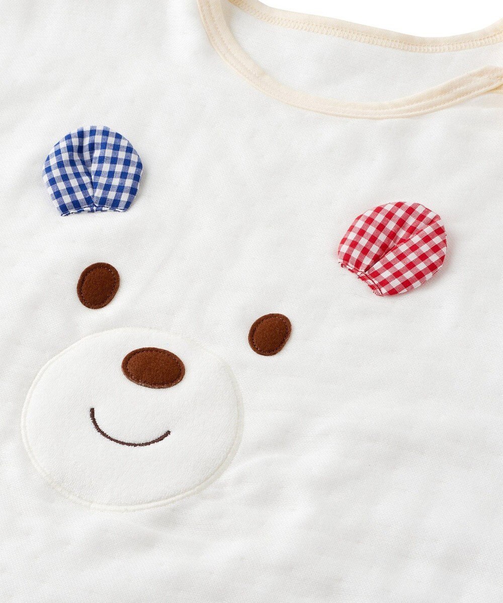 MIKI HOUSE HOT BISCUITS 六重織 顔ドン ガーゼスリーパー 