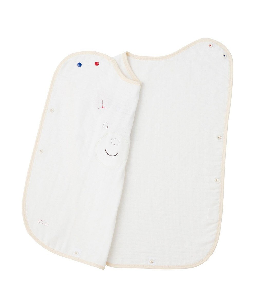 MIKI HOUSE HOT BISCUITS 六重織 顔ドン ガーゼスリーパー 