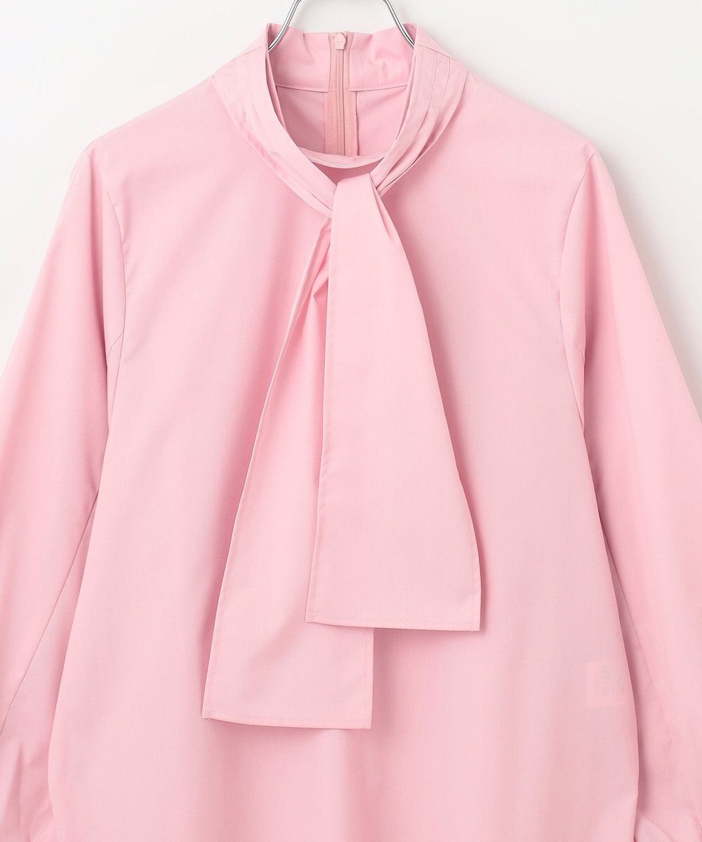 #Newans 【アイロンいらず】リボンタイブラウス 