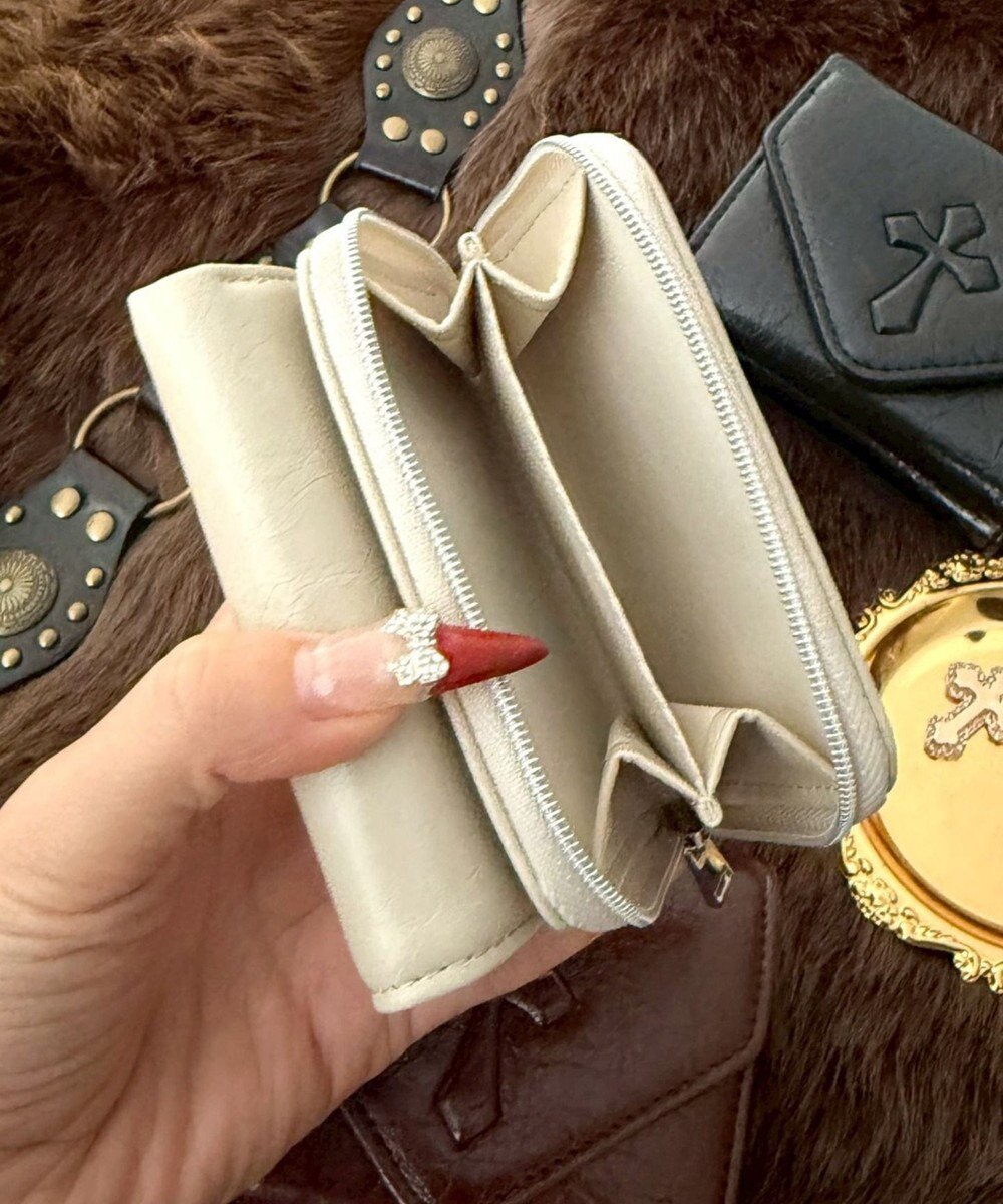 WEGO エンボスクロスウォレット 