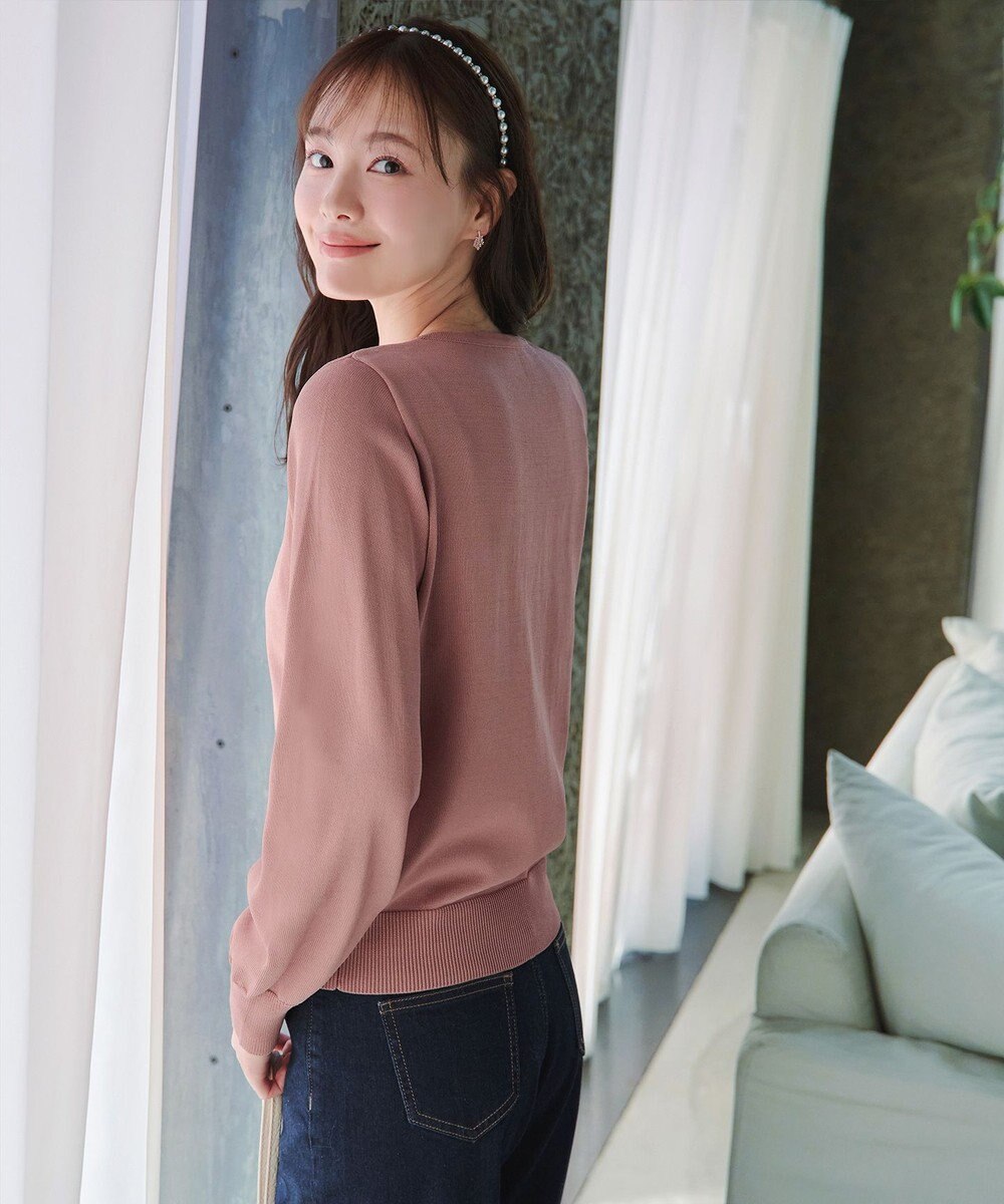 Tiaclasse 【洗える】レースカーディガン 