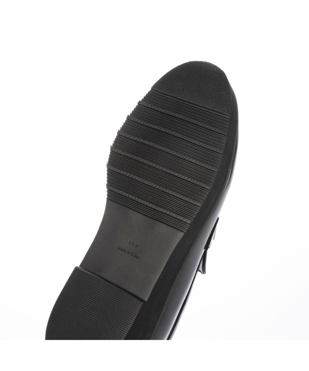 MODE ET JACOMO <carino>【レイン対応】厚底メタルモチーフローファー 