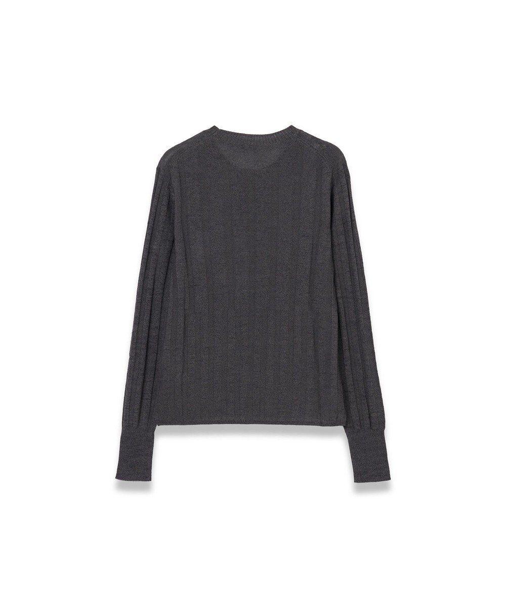 JOSEPH 【WEB&OUTLET限定・洗える】テクスチャードレーヨン　ラウンドネックニット 