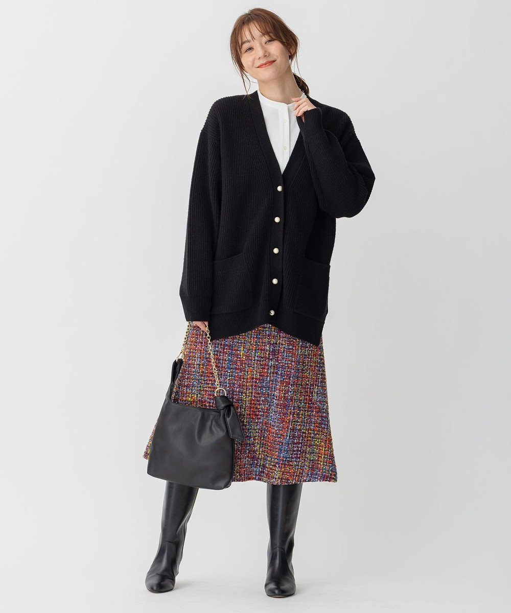 自由区 【洗える】ストレッチシャーティング ブザムシャツ 