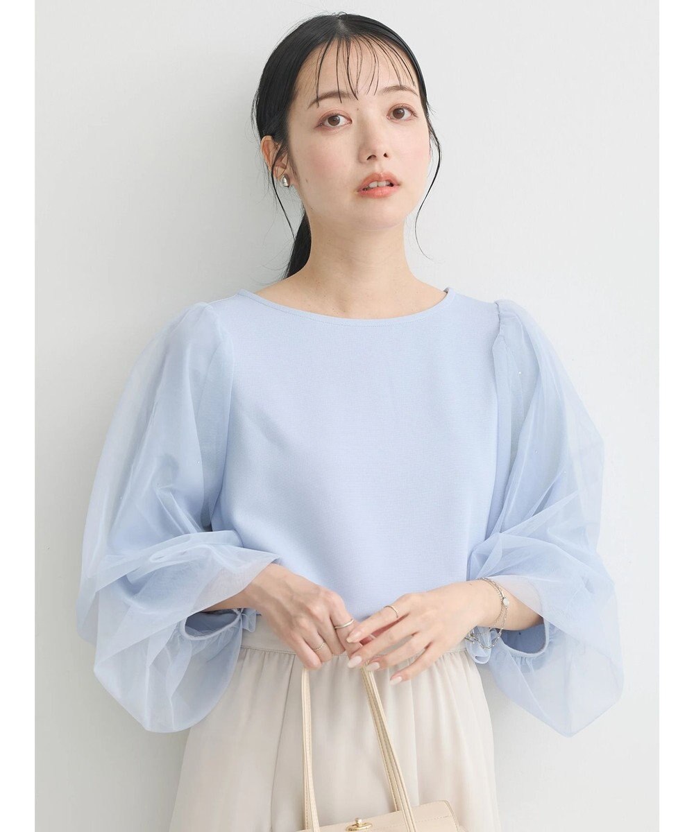 earth music&ecology キラキラストーンプルオーバー 