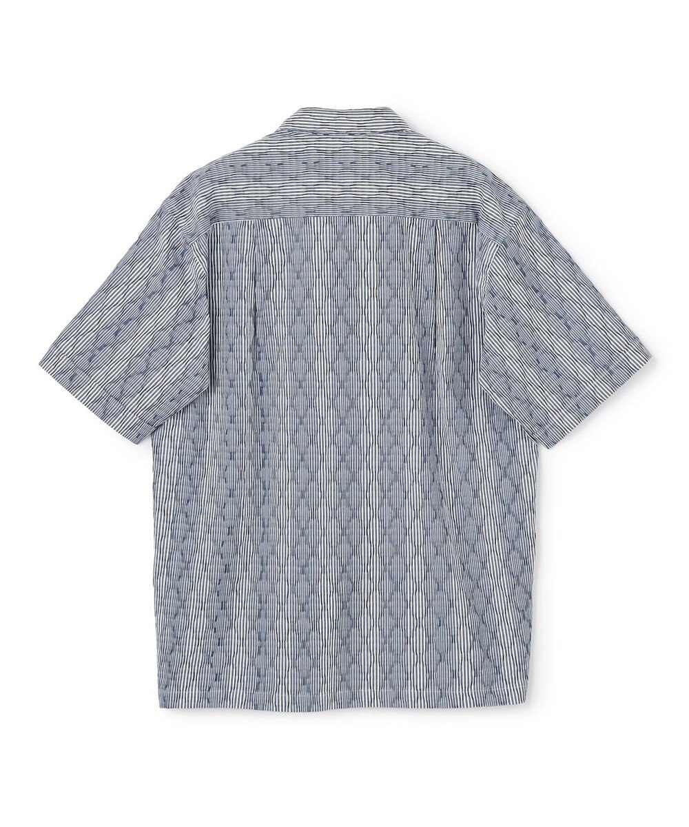 JOSEPH HOMME 【新柄】ストライプジャガードストレッチ 　レギュラーカラー半袖シャツ 