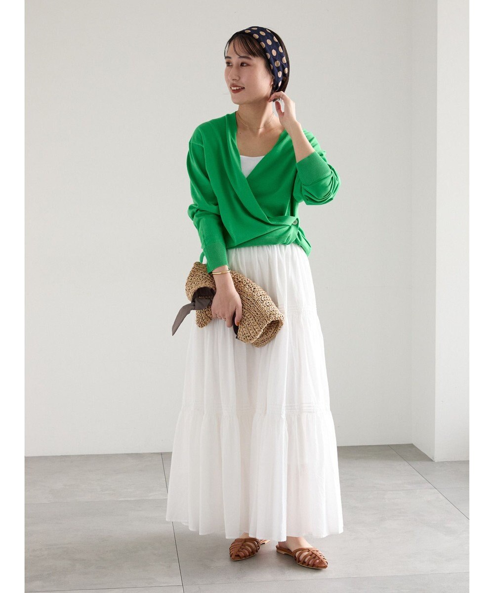 Te chichi 【雑誌掲載アイテム】2WAYカシュクールVネックカーディガン《2026 spring catalog item》 