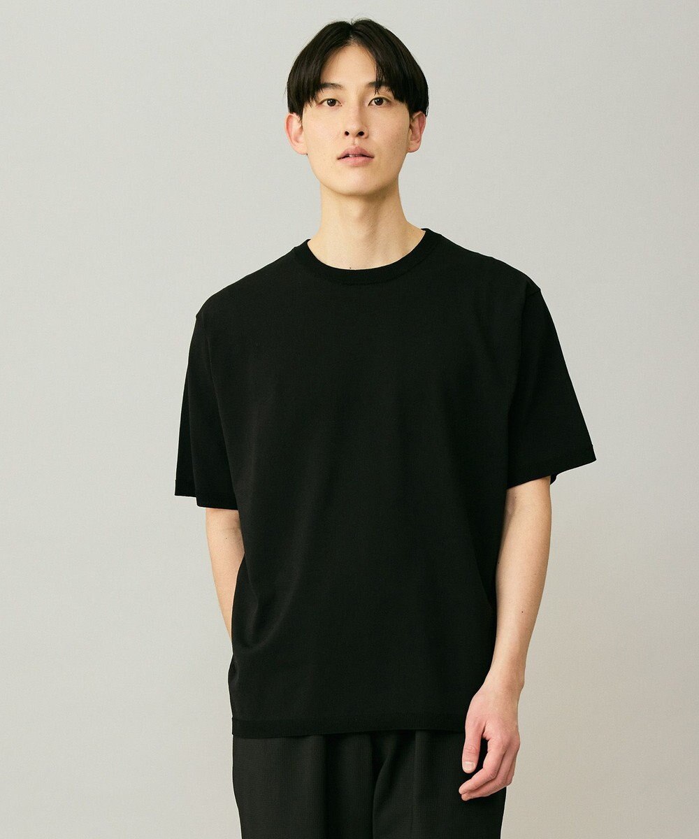 UNFILO MENS アラエルアンチピリングニット クルー 