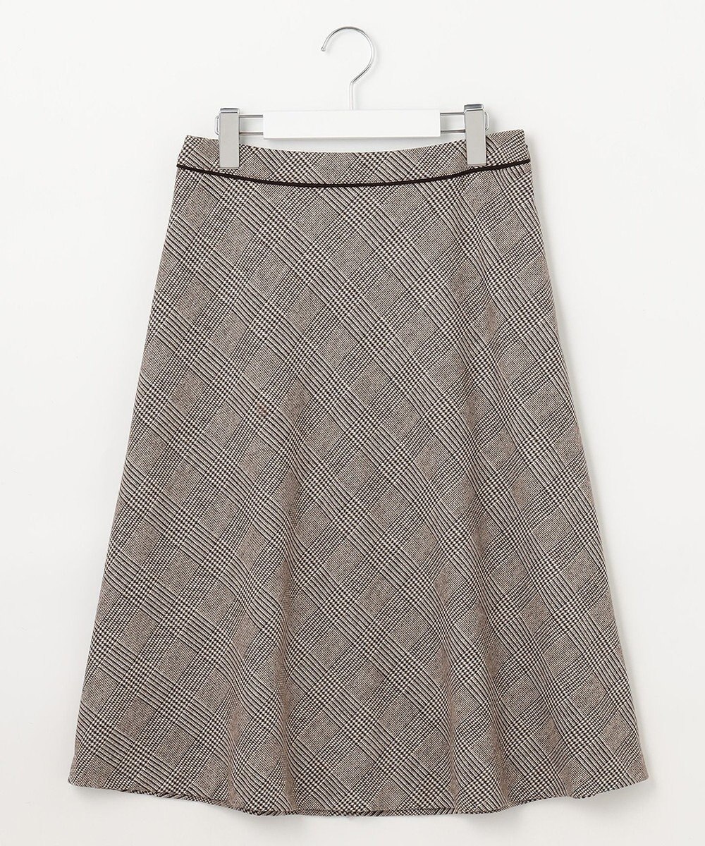 J.PRESS LADIES クラシカル グレンチェック フレアー スカート 