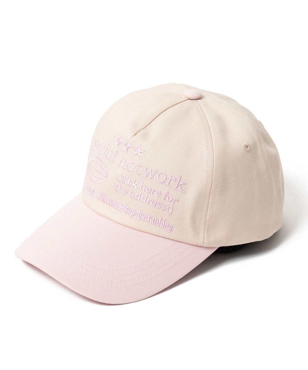 WEGO ロゴ刺繍バイカラーキャップ 