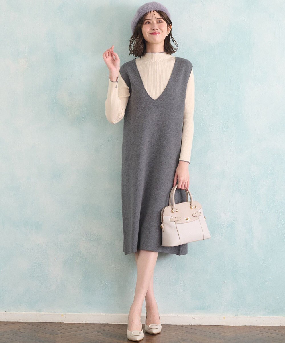 ANY SIS 【大人百花掲載 ヨンアさん着用】2SET ニットジャンスカ セット 