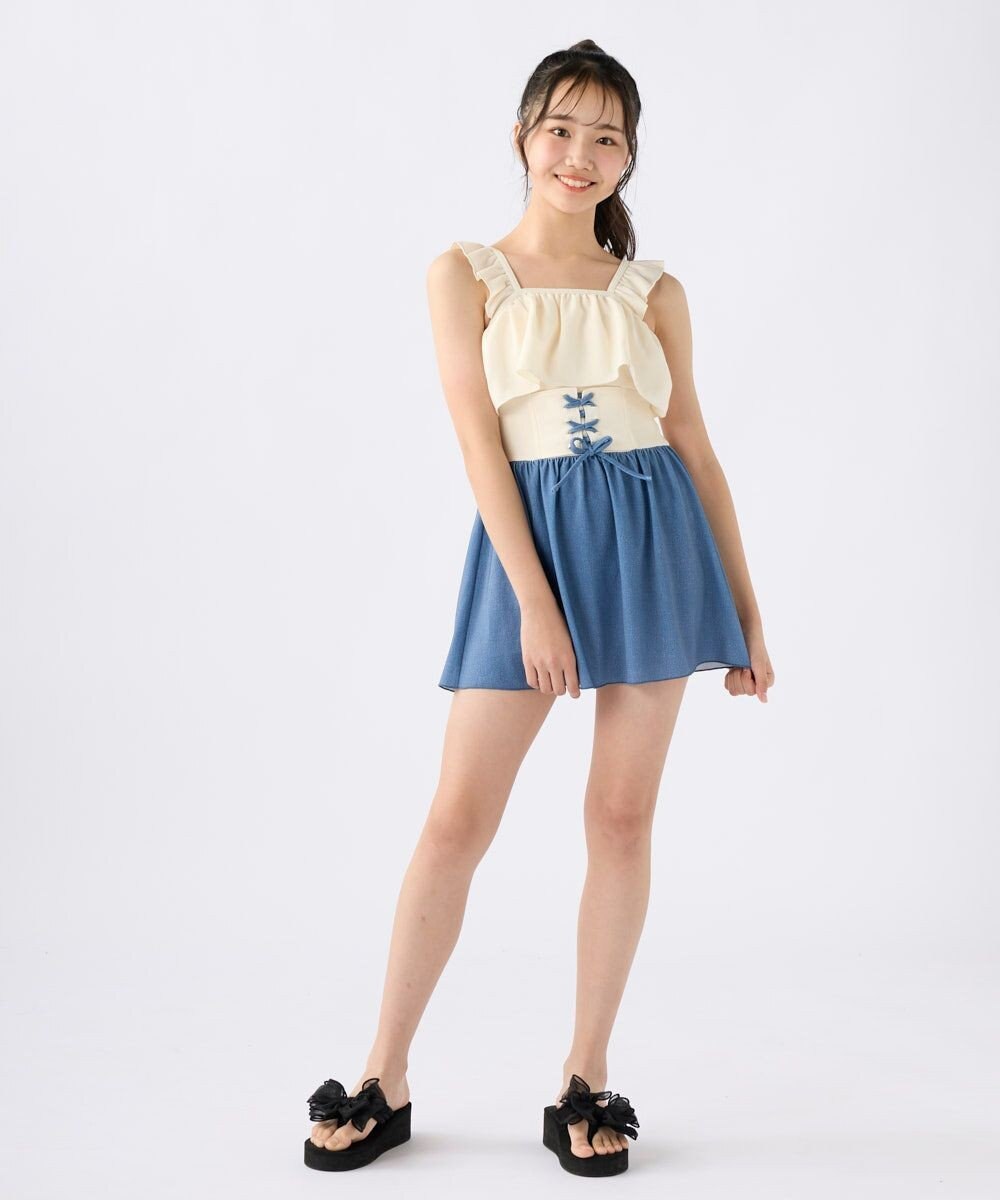 OP／FILA 【repipi armario】編上げAライン水着 