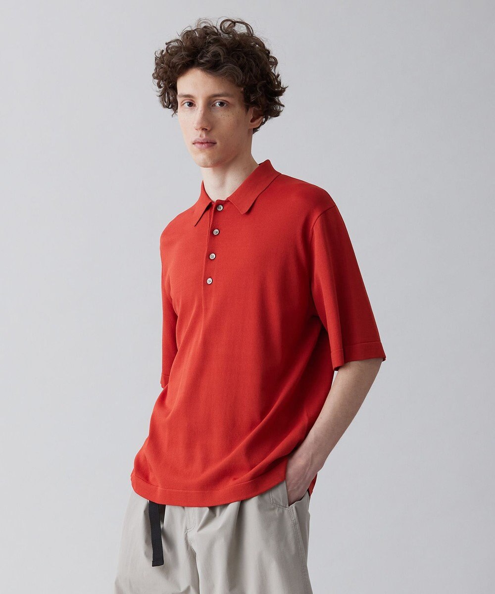 UNFILO MENS 【抗菌防臭】イージーケア ライトニットポロ [23年春夏商品] 