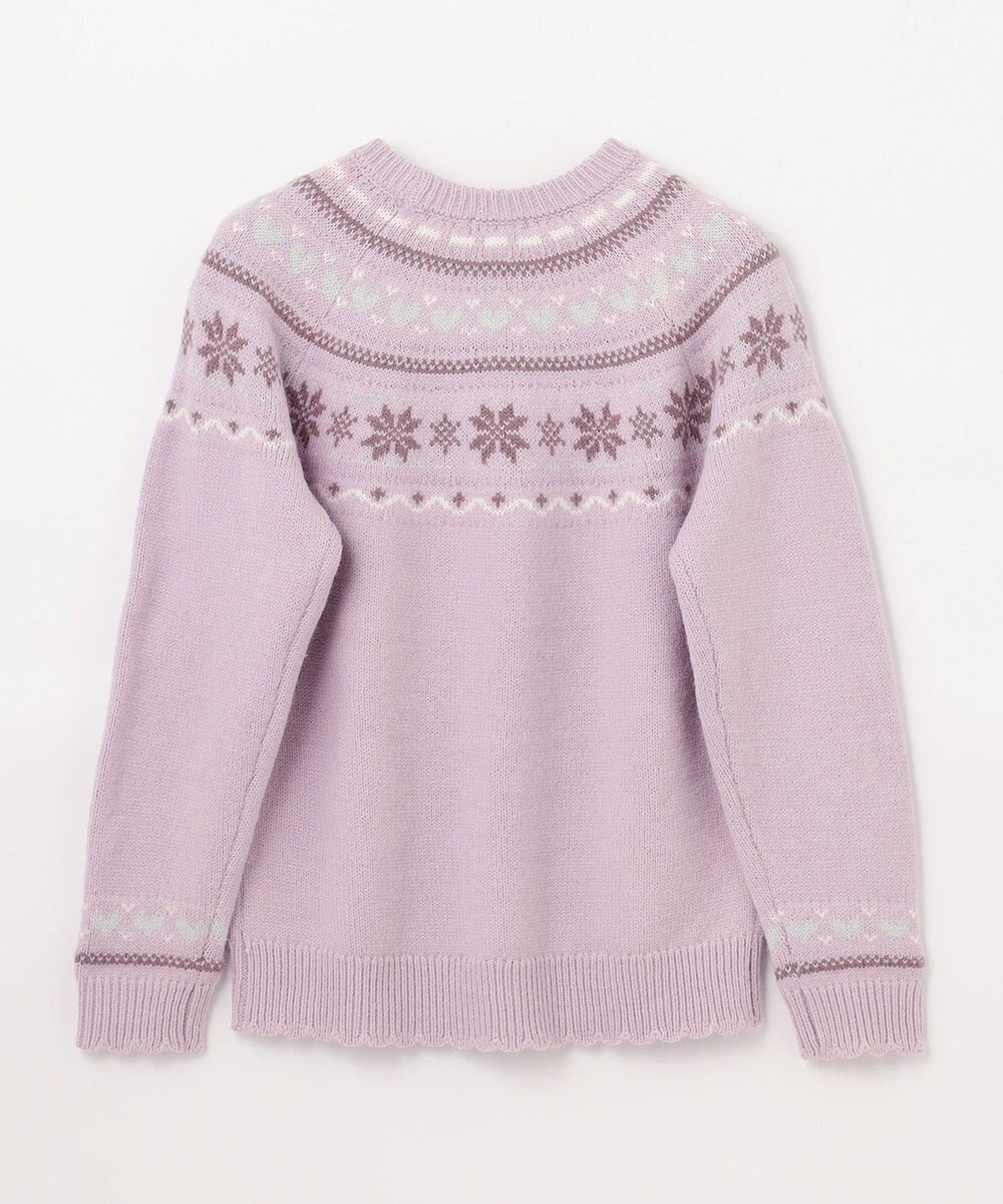 ANY KIDS ノルディック柄 ニット 