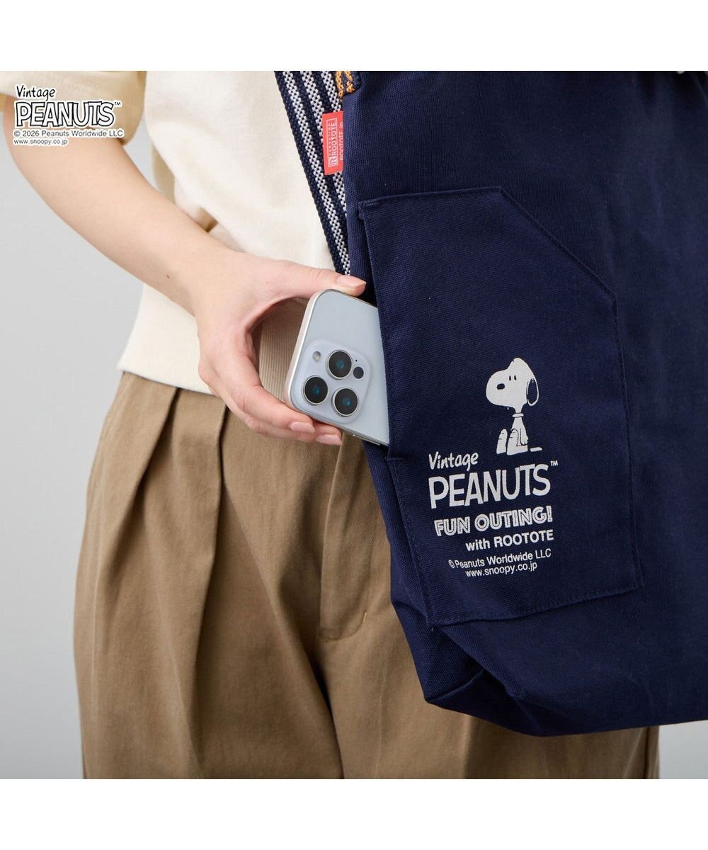 ROOTOTE 8509【ルートート】スヌーピー IP.トール.マエカケ.ピーナッツ-1F 
