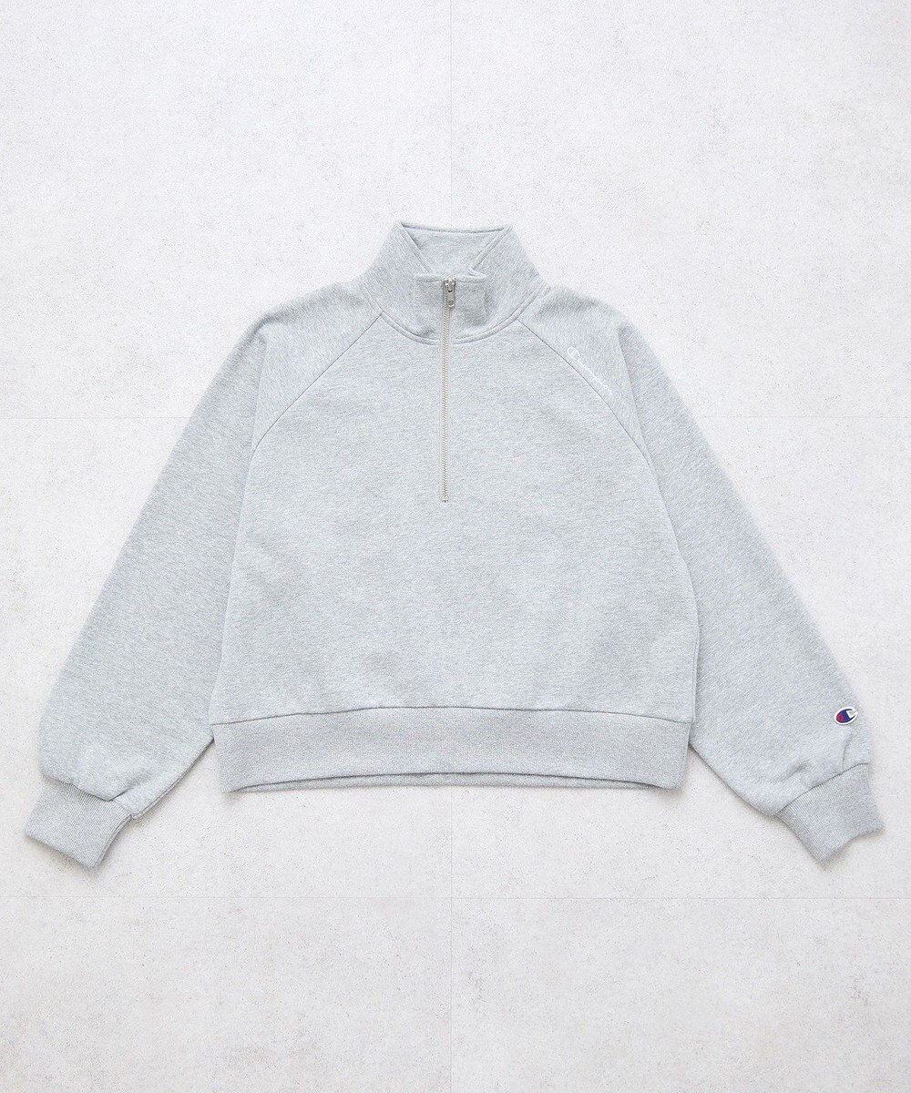 earth music&ecology チャンピオン　ｅｍａｅハーフジップ裏毛プルオーハ 