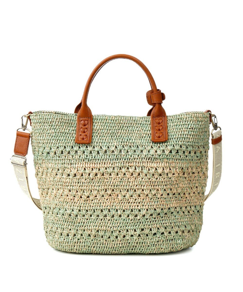 IBIZA ラフィア　2WAYバッグ 